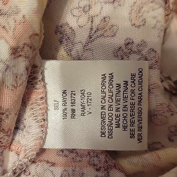 BEBOP 1990s Floral Faux Wrap Surplice Festival Maxi Dress Medium - Picture 12 of 13